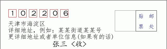 邮编信封：邮政编码572000-海南省南沙群岛