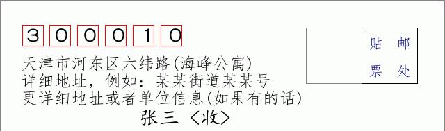 邮编信封：邮政编码572000-海南省南沙群岛